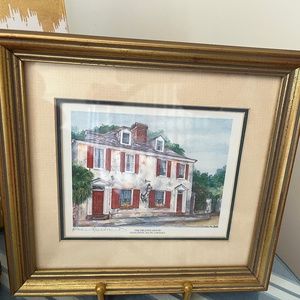 The Pirate House, Historic Charleston, SC Framed Picture